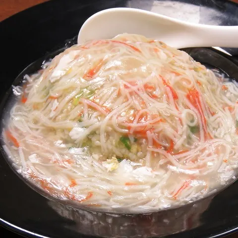 料理長自慢の一品カニあんかけ炒飯